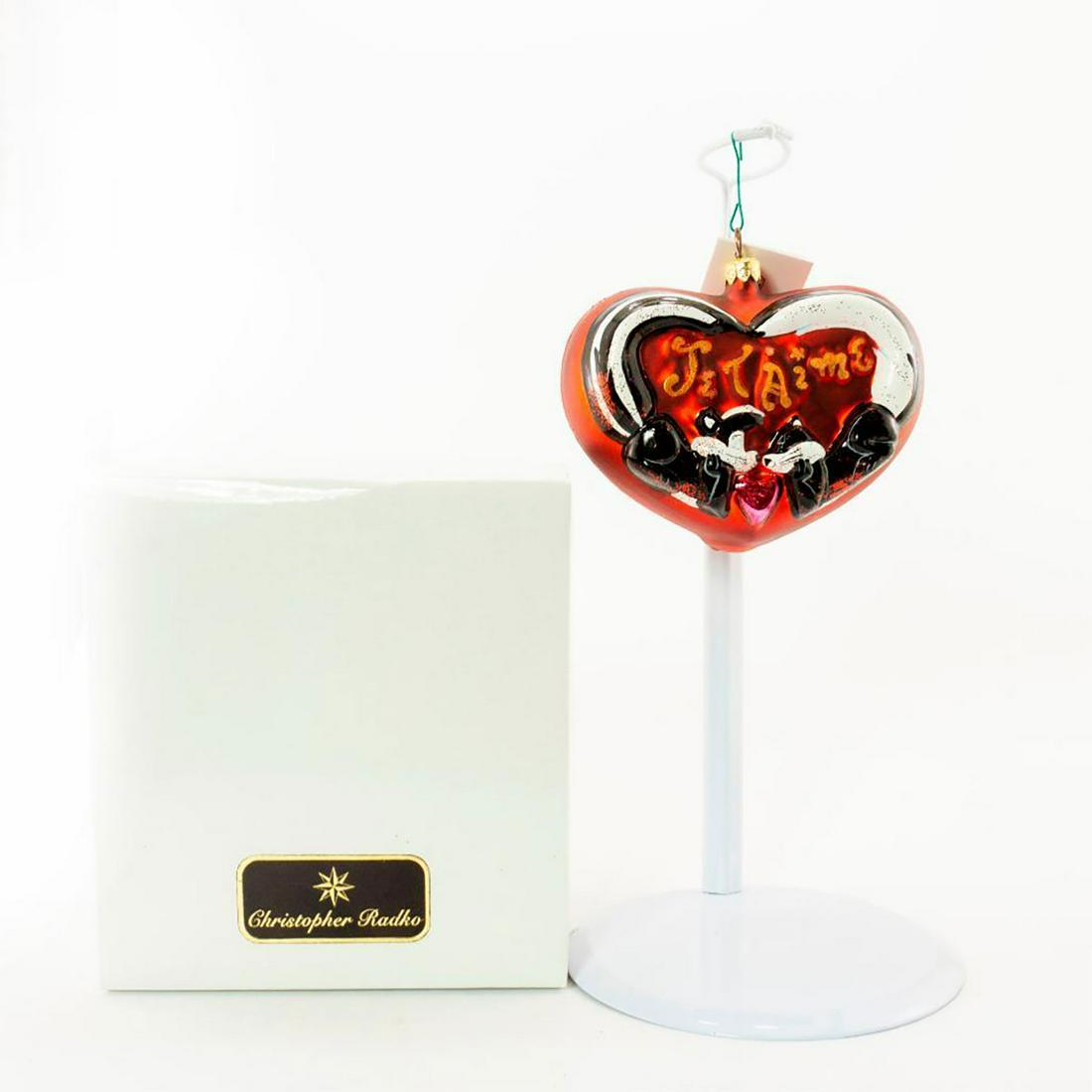 Christopher Radko Warner Bros Ornament, Je Taime (1 of 7)