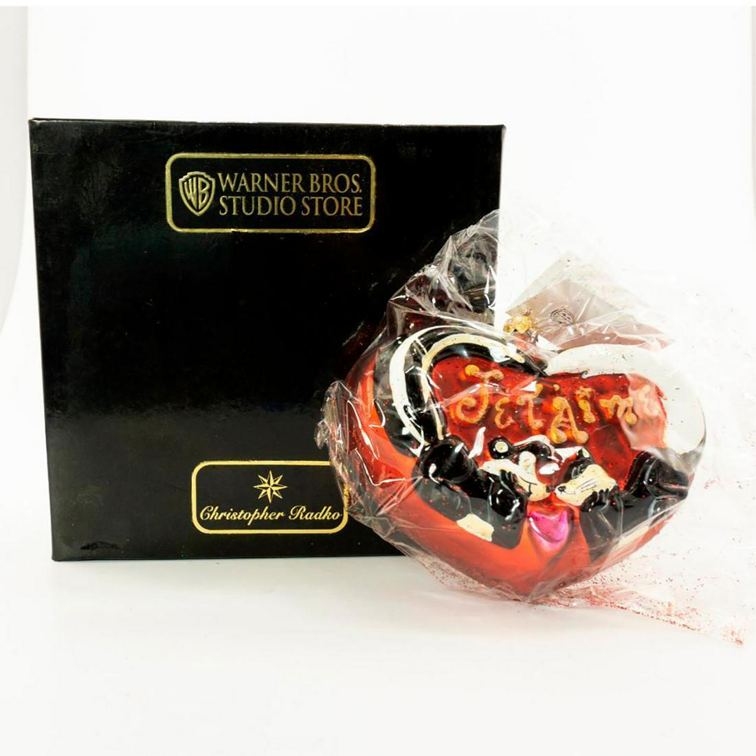 Christopher Radko Warner Bros Ornament, Je Taime (1 of 2)