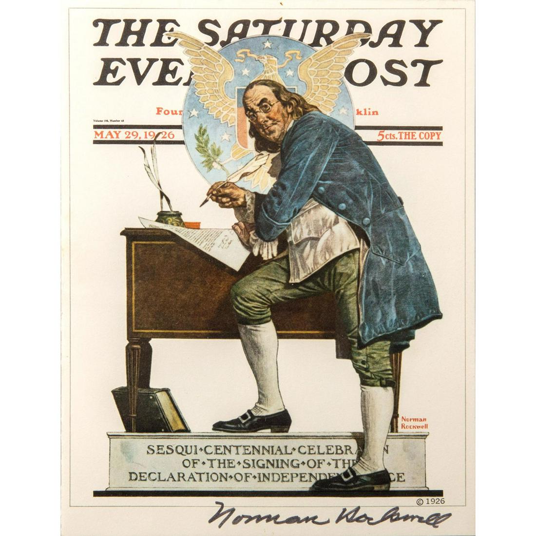 Norman Rockwell Art Print, The Saturday Evening Post (1 of 3)