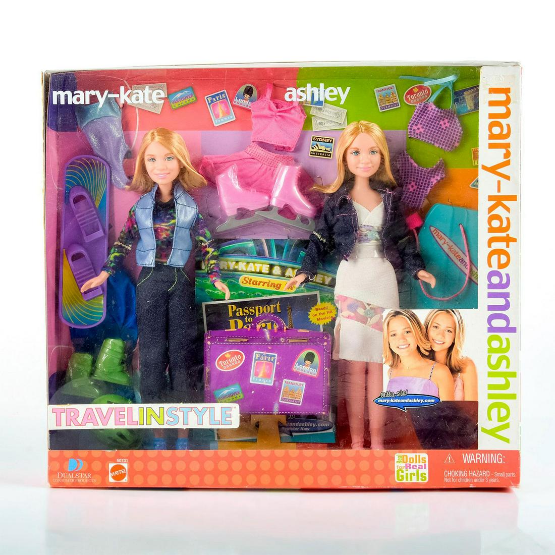 Mattel Doll Set, Mary-Kate And Ashley Travel In Style (1 of 3)