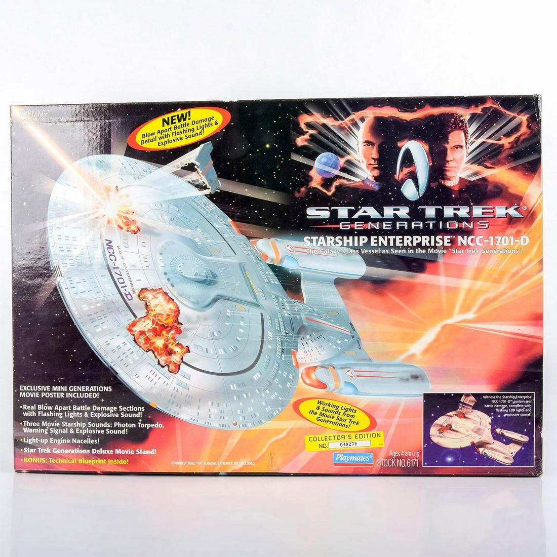 Sealed Retro Playmates Star Trek Generations Enterprise (1 of 4)