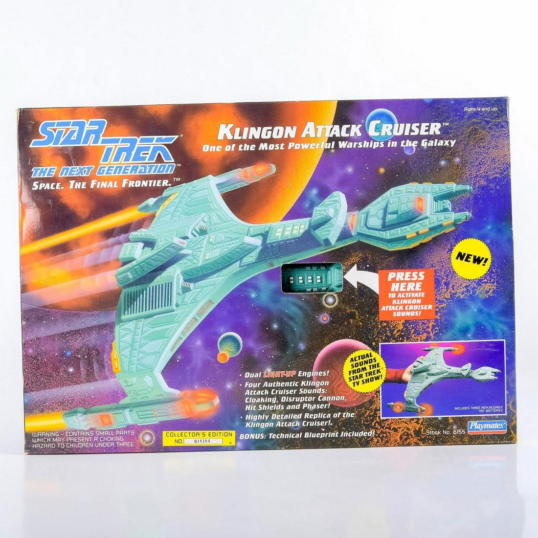 Sealed Retro Playmates Star Trek TNG Klingon Attack (1 of 3)