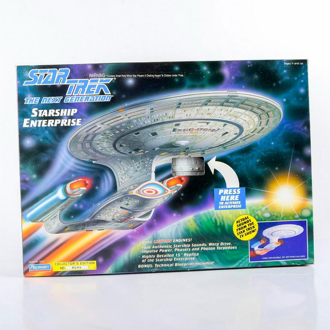Sealed Retro Playmates Star Trek TNG Starship (1 of 3)
