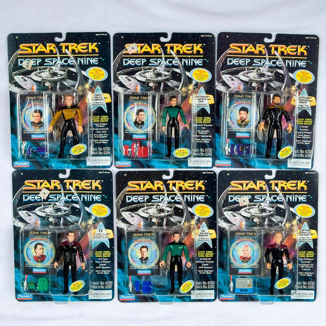 Star Trek DS9 Action Figures. Set Of 6 (1 of 3)