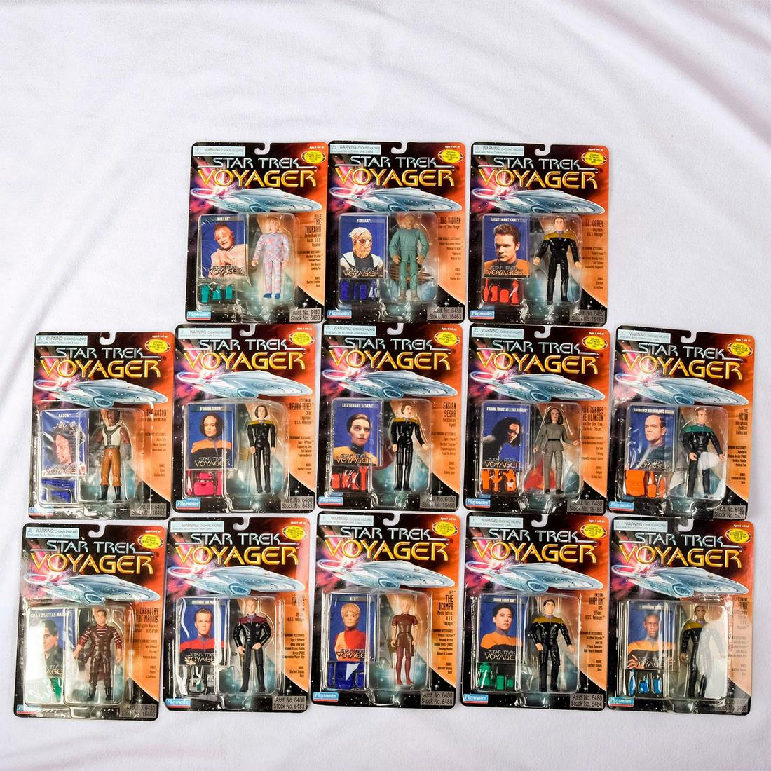 Star Trek Voyager Action Figures. Set Of 13 (1 of 5)