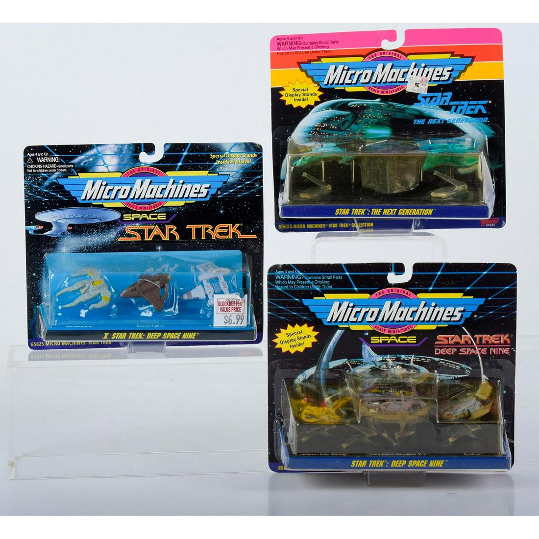 3 Packs Of Star Trek Micro Machines (1 of 3)