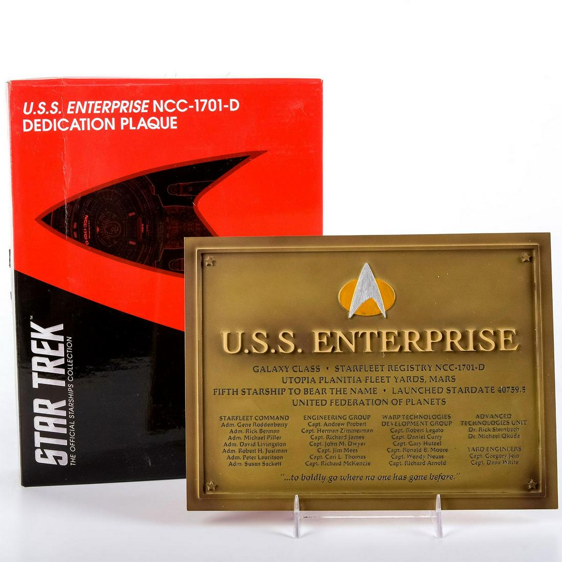 Star Trek U.S.S. Enterprise NCC-1701-D Dedication (1 of 3)