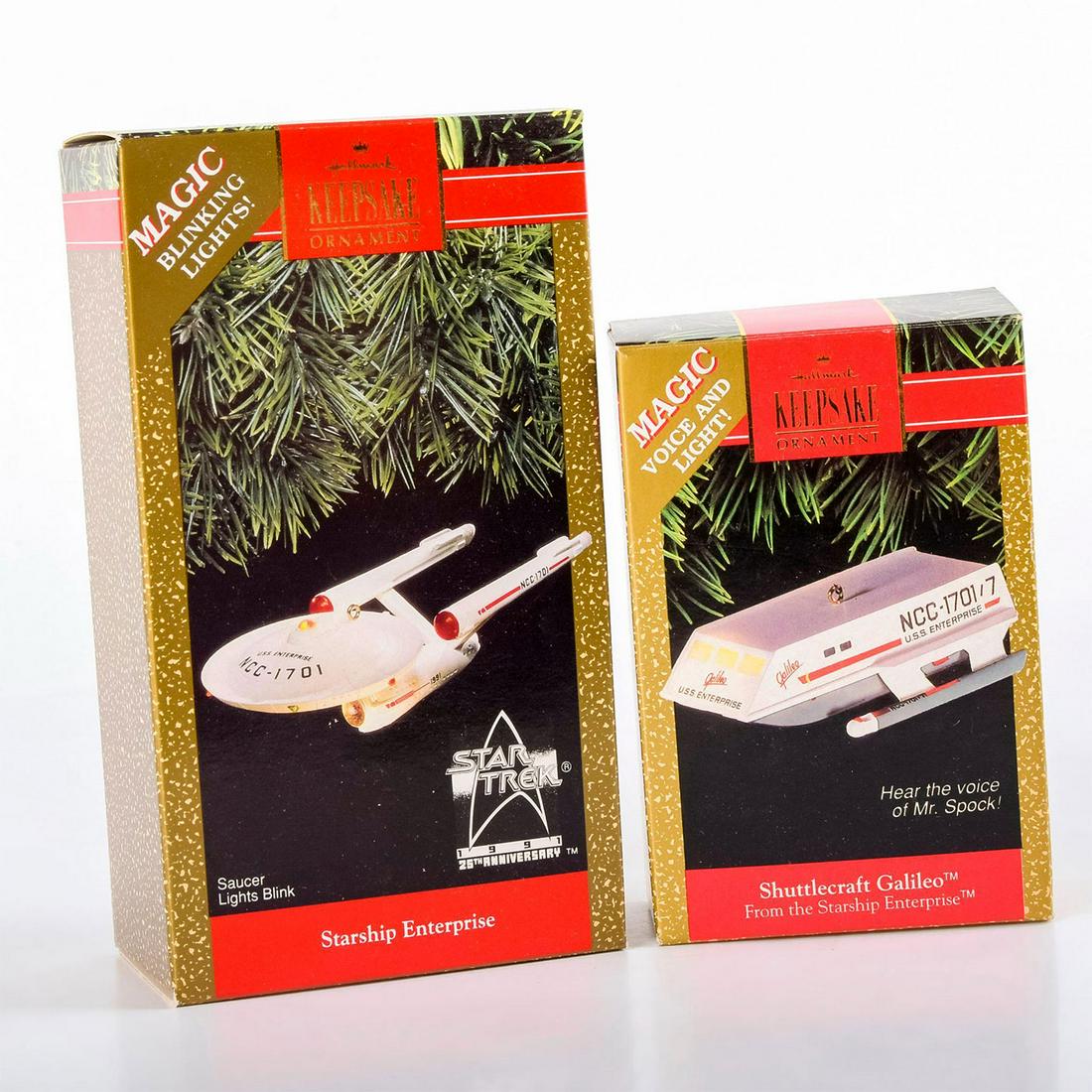 2 Star Trek Hallmark Keepsake Ornaments (1 of 2)