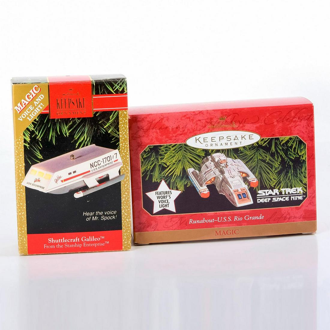 2 Star Trek Hallmark Keepsake Ornaments, Shuttlecrafts (1 of 2)
