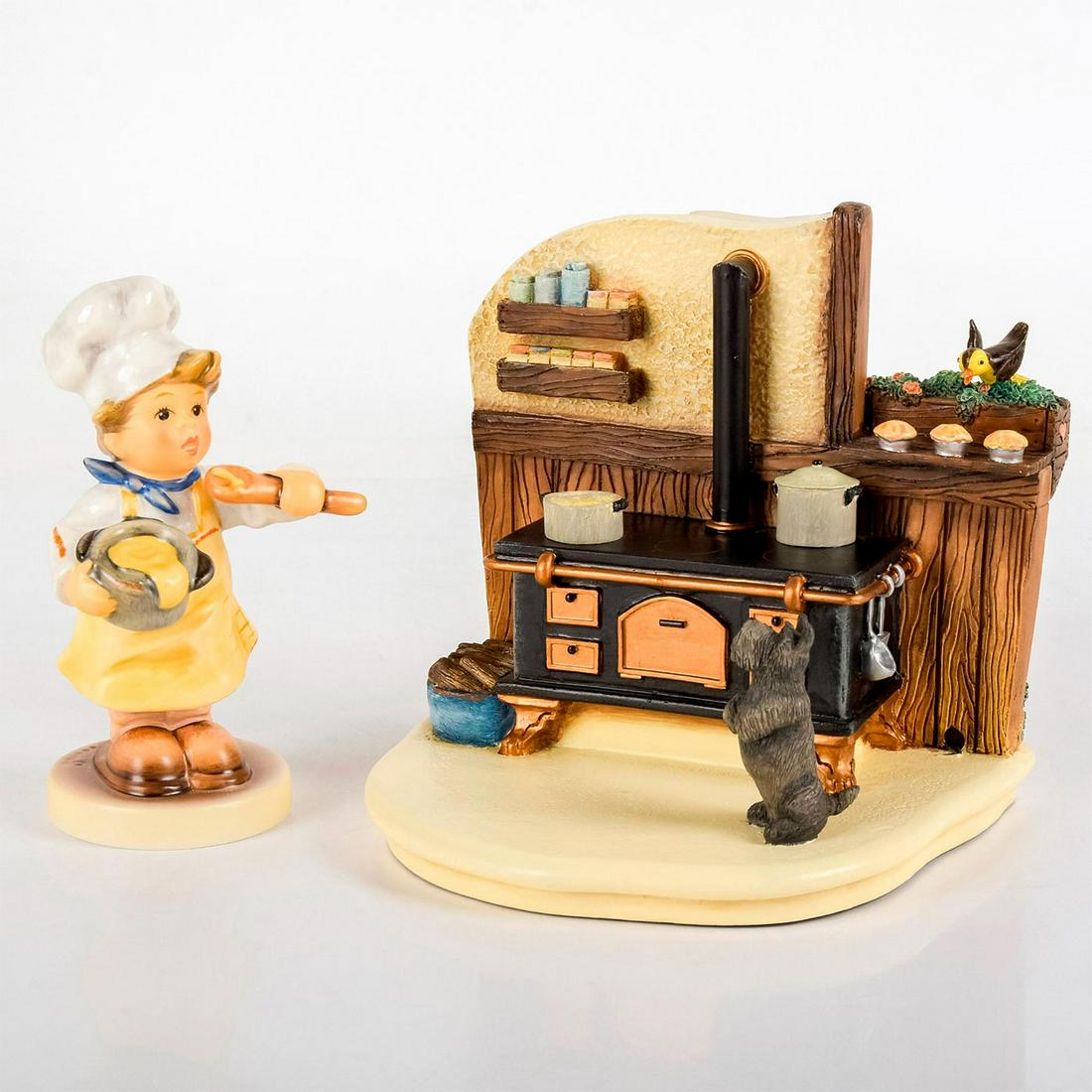 2pc Goebel Hummel Figurines, In the Kitchen and Kozy (1 of 4)