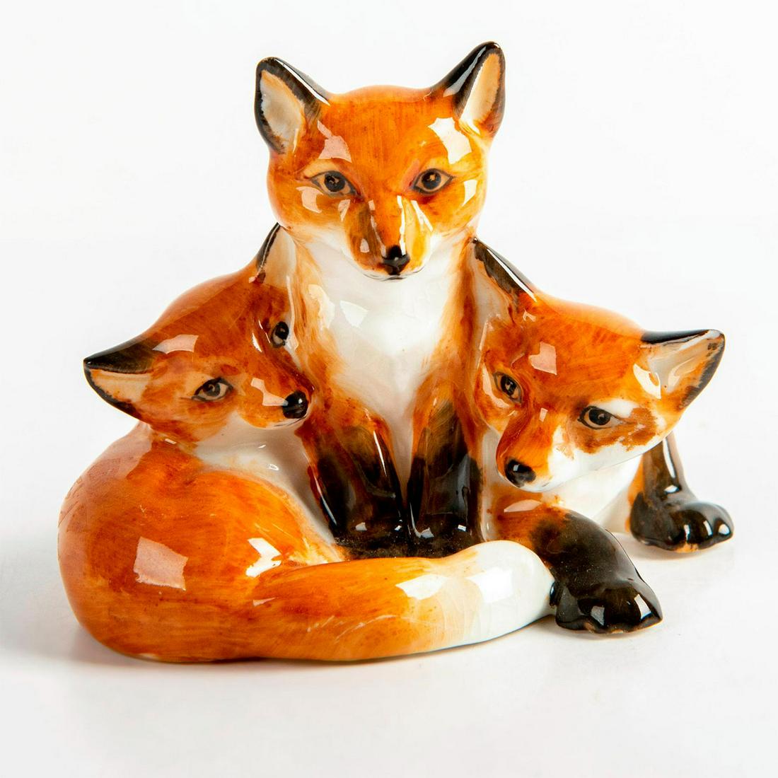Royal Worcester Figurine, Fox Cubs 3131 (1 of 3)