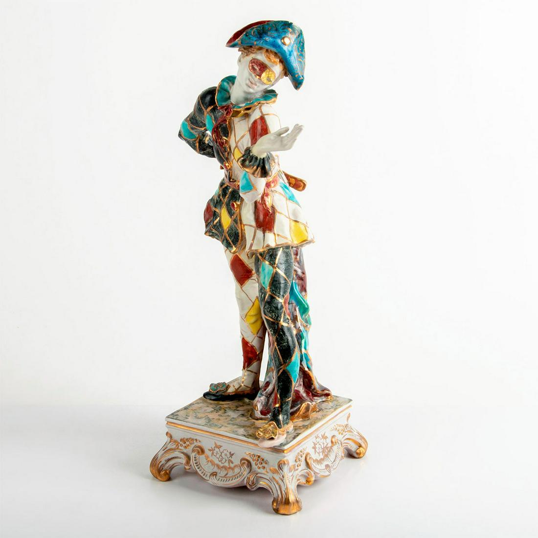 Vintage Eugenio Pattarino Style Figurine, Harlequin (1 of 6)