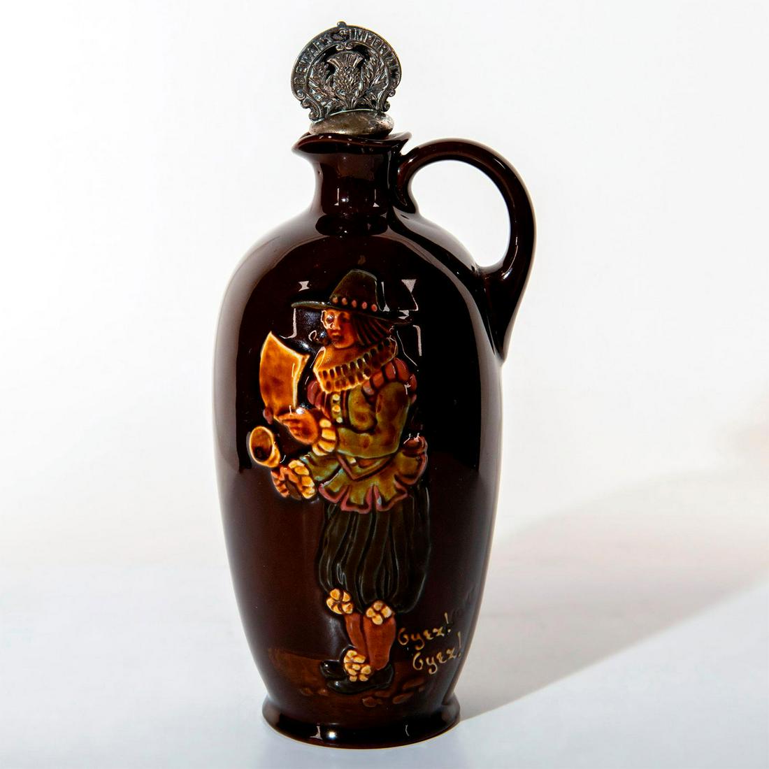 Royal Doulton Kingsware Flask, Oyez Oyez (1 of 4)