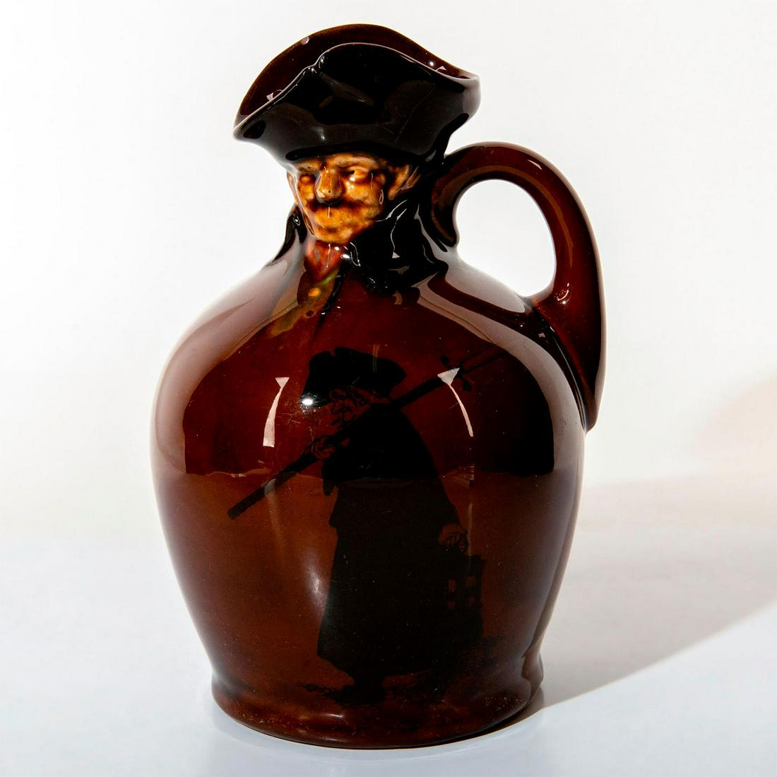 Royal Doulton Kingsware Flask, Night Watchman (1 of 3)