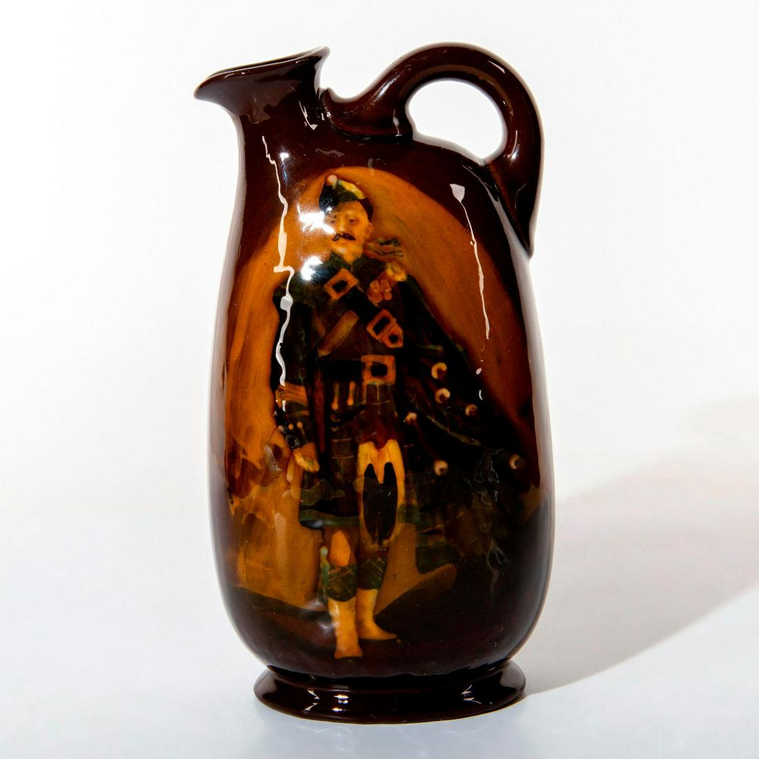 Royal Doulton Kingsware Flask, The Pipe Major (1 of 3)