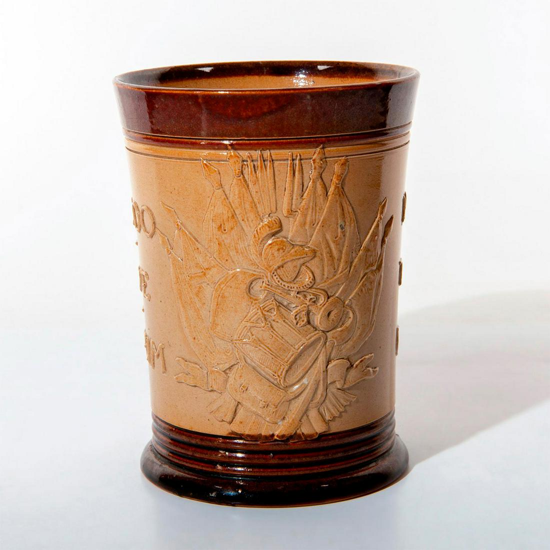 Doulton Lambeth Military Stoneware Mug (1 of 4)