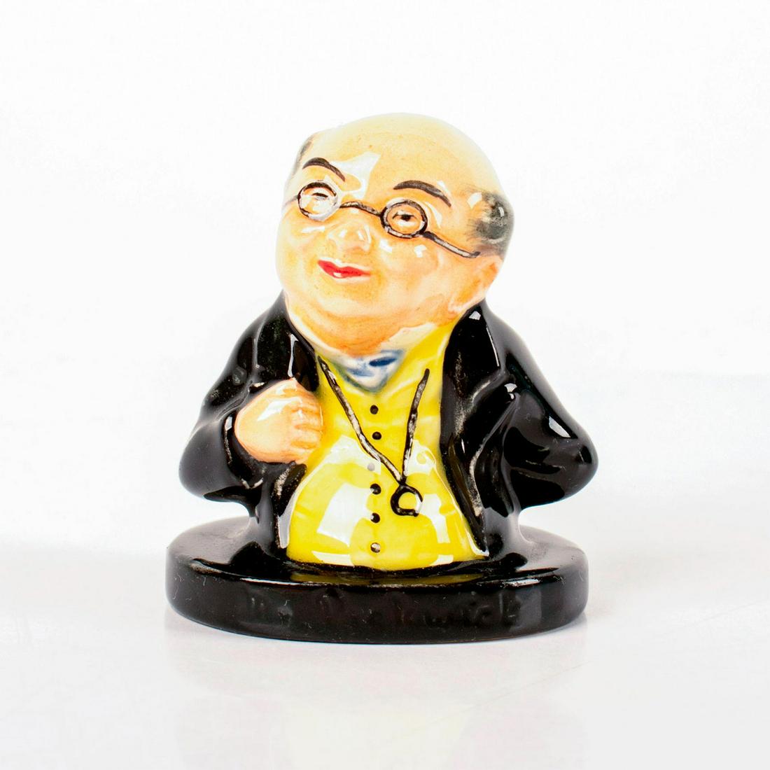 Royal Doulton Mini Bust, Mr. Pickwick D6049 (1 of 3)