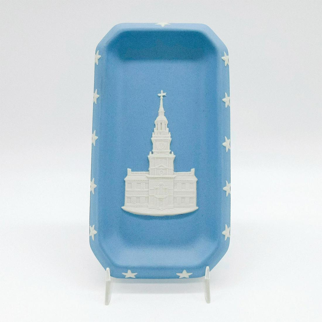 Wedgwood Blue Jasperware Bicentennial Independence Hall (1 of 5)