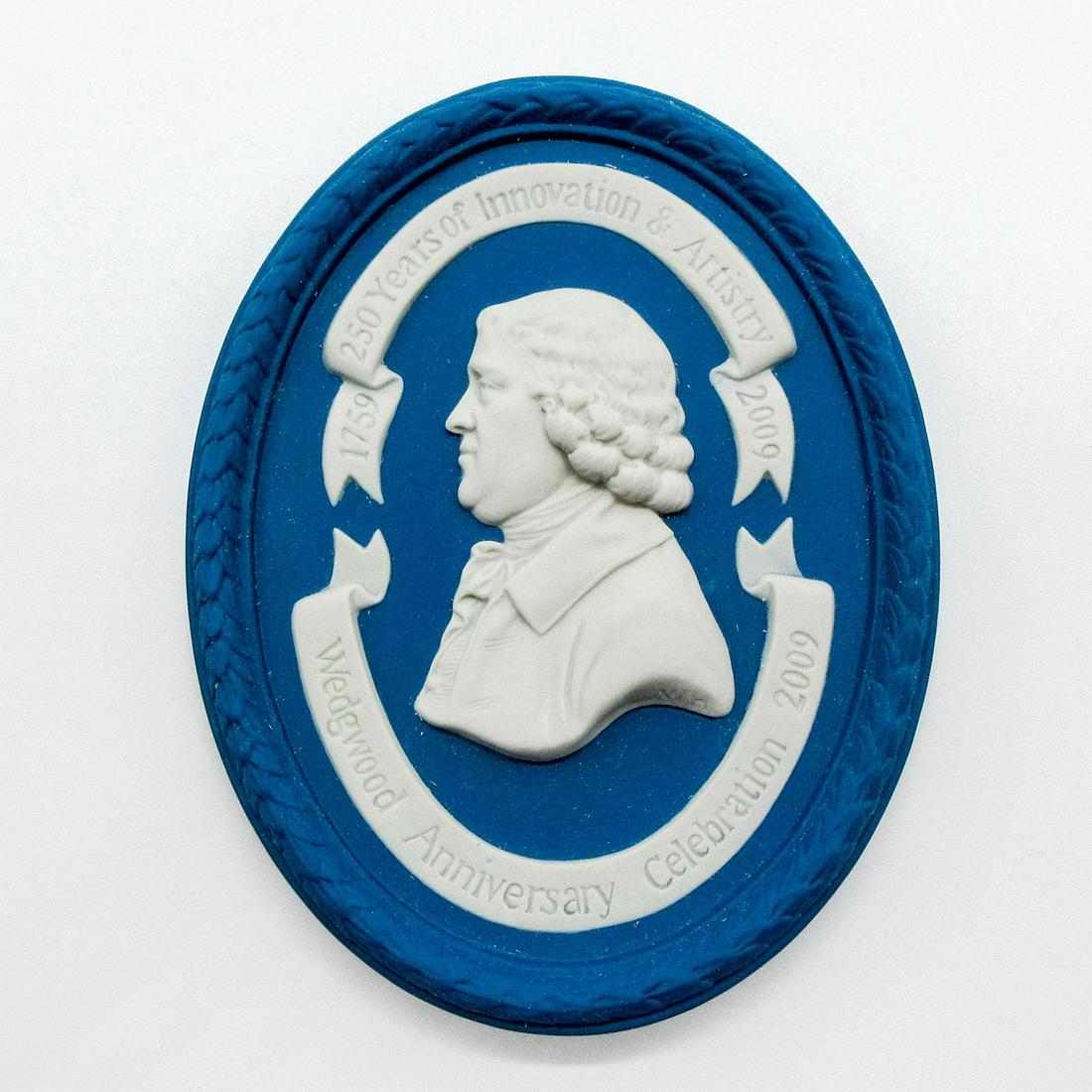 Wedgwood Blue Jasperware Plaque 250 Exhibition USA 2009 (1 of 5)