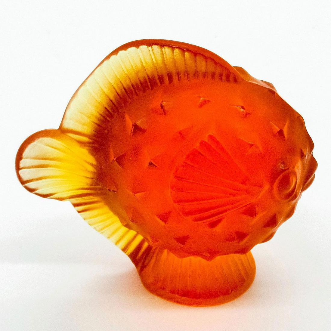 Lalique Crystal Figurine, Cachet Poisson Lune (1 of 4)