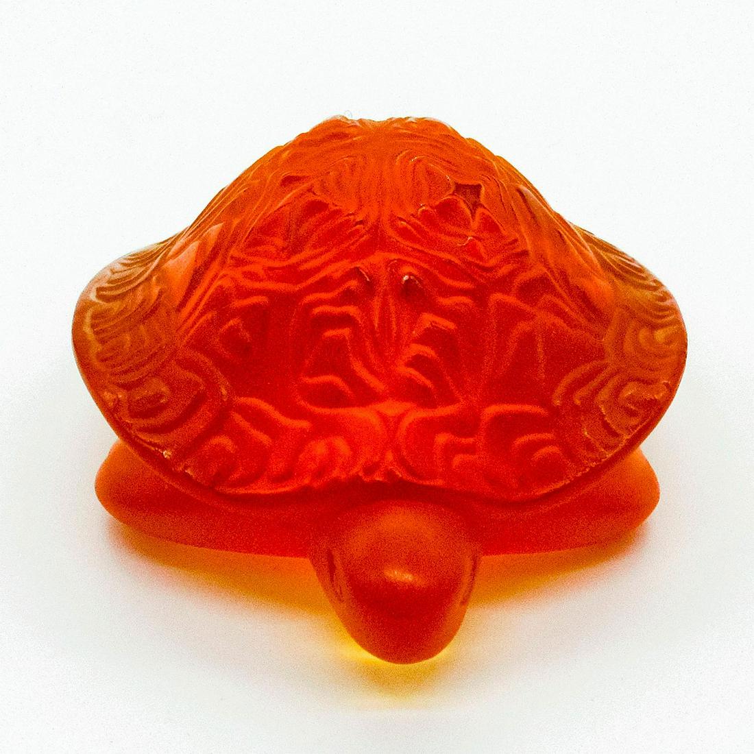Vintage Lalique Crystal Figurine, Sidonie Turtle (1 of 5)