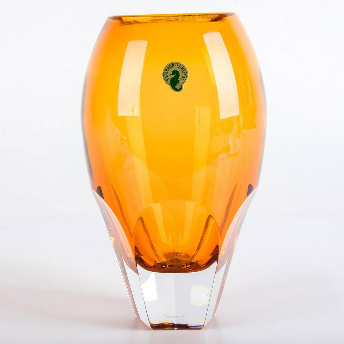 Waterford Lead Crystal Amber 9 inch Vase (1 of 5)