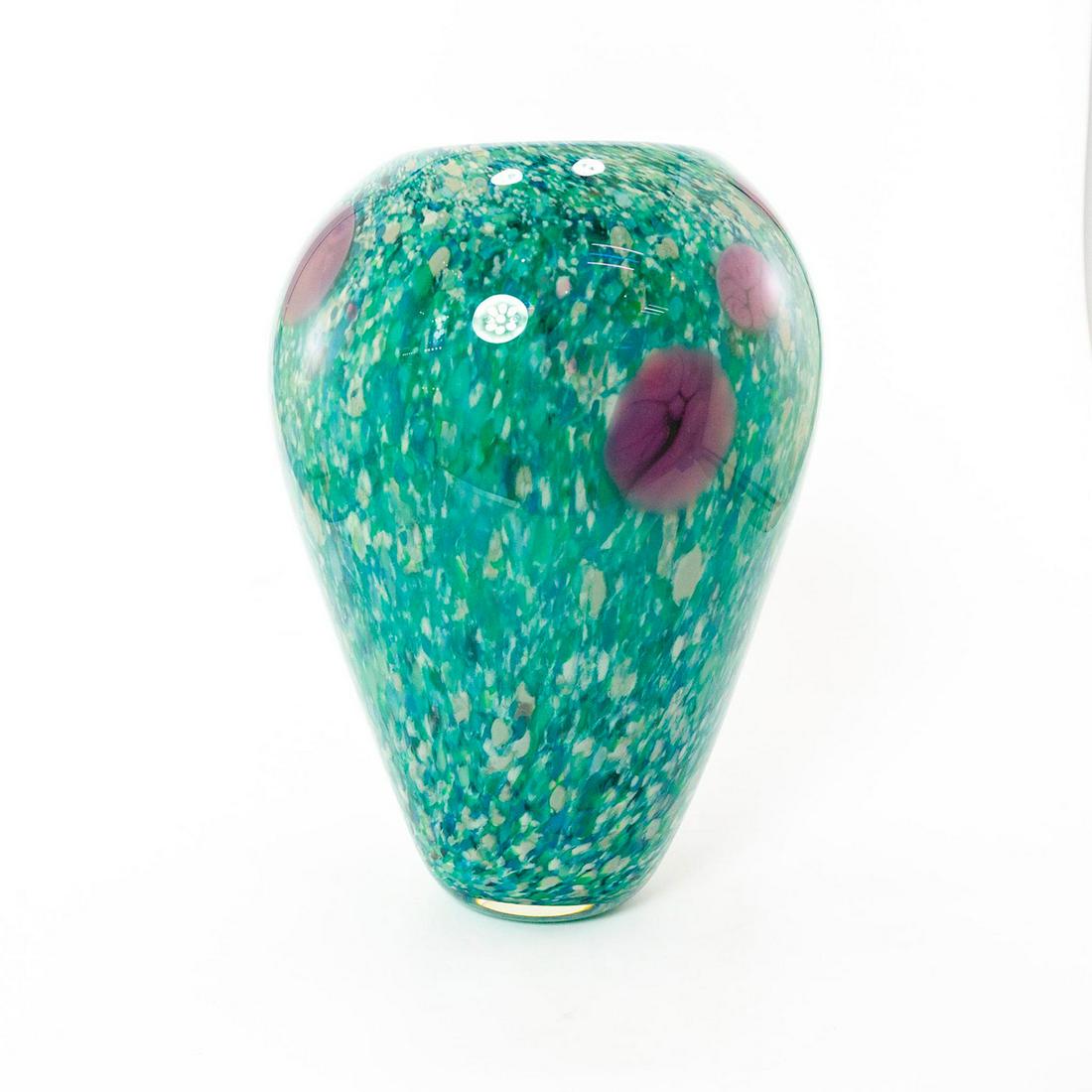 Murano Style Glass Vase (1 of 3)