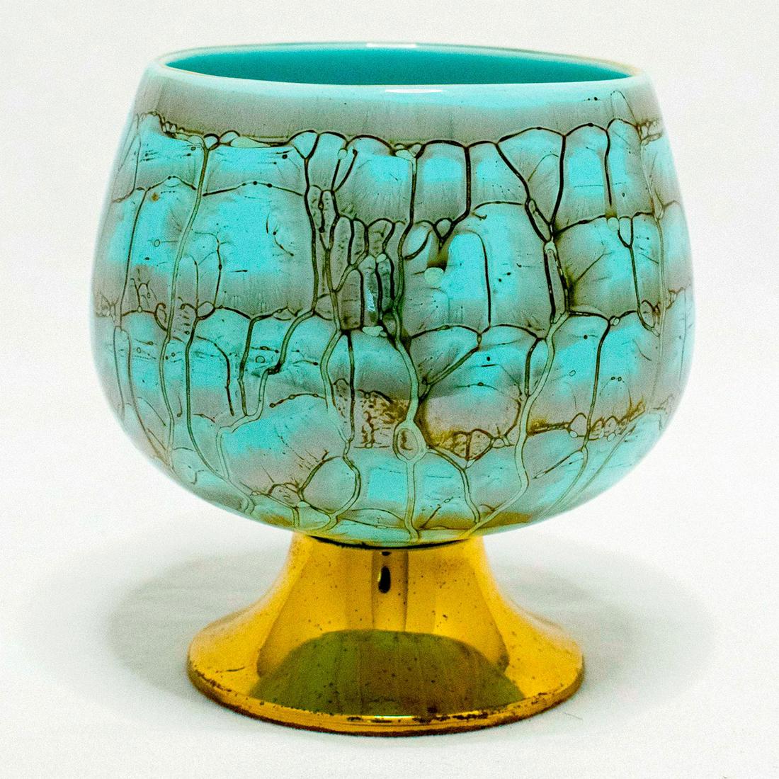 Unusual Delft Round Bowl Mid-Century Modern Lustre (1 of 10)