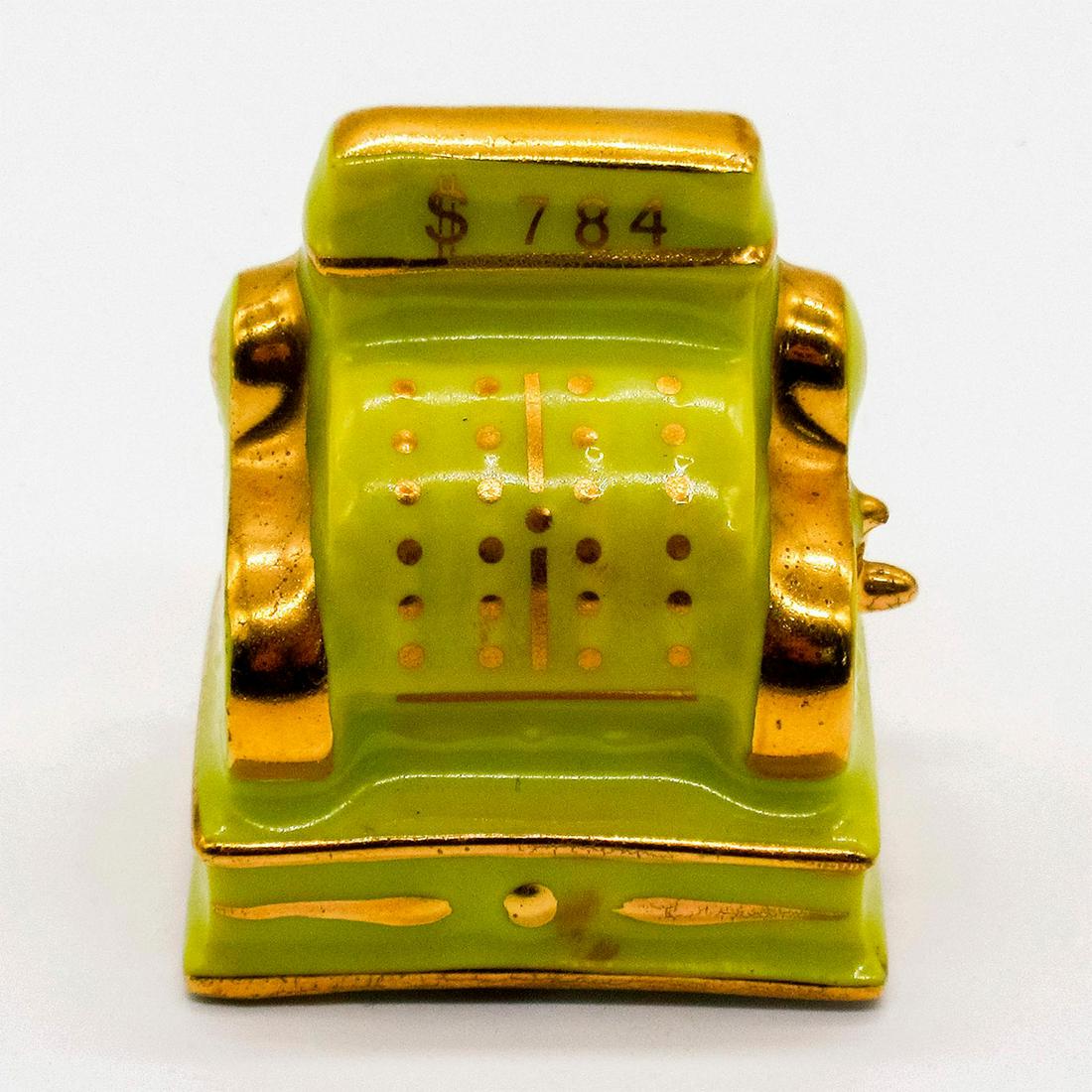 Limoges Miniature Porcelain Figure, Cash Register (1 of 4)
