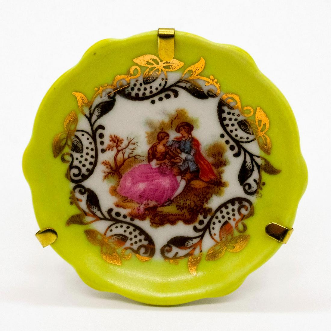 Limoges Miniature Porcelain Decorative Plate (1 of 3)