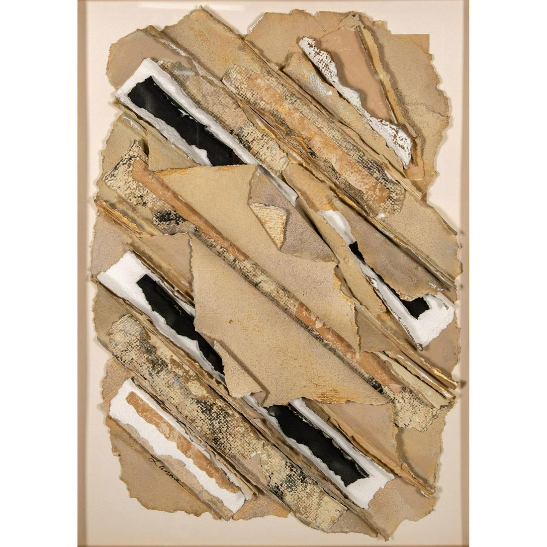 Impressive Mixed Media Collage, Signed (1 of 7)