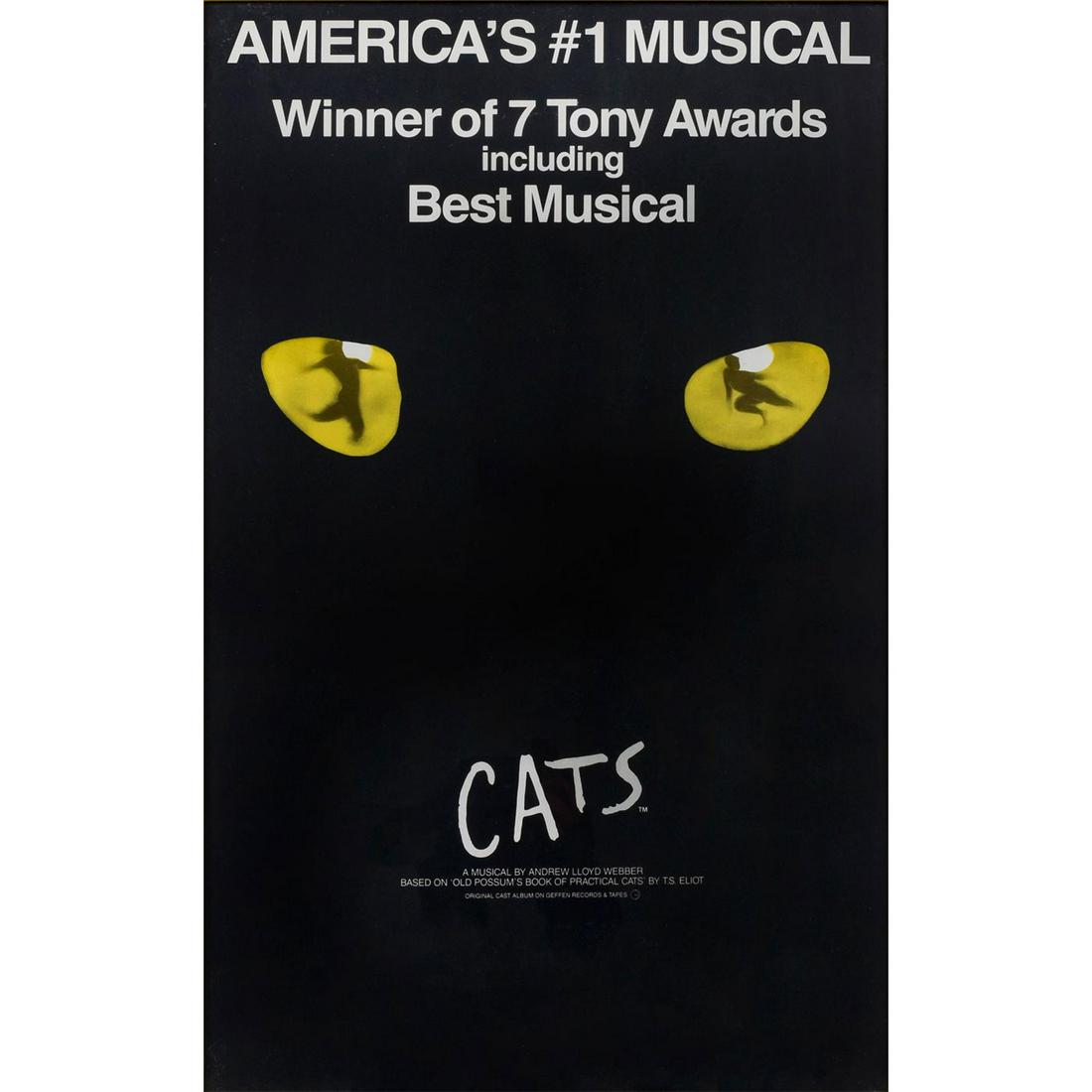 Framed CATS Musical Poster (1 of 3)