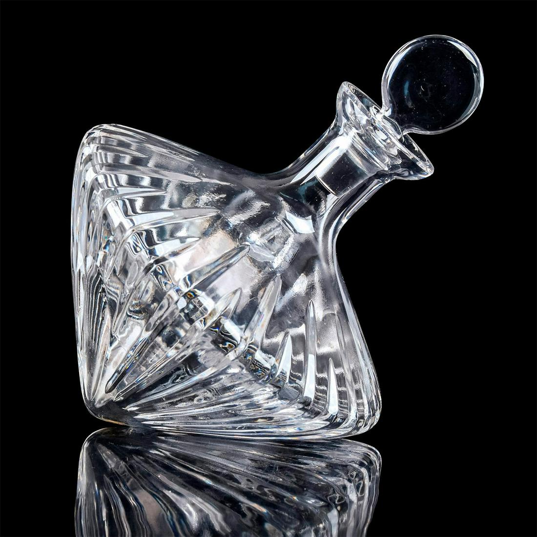 Vintage Art Glass Tilted Liquor Decanter (1 of 4)