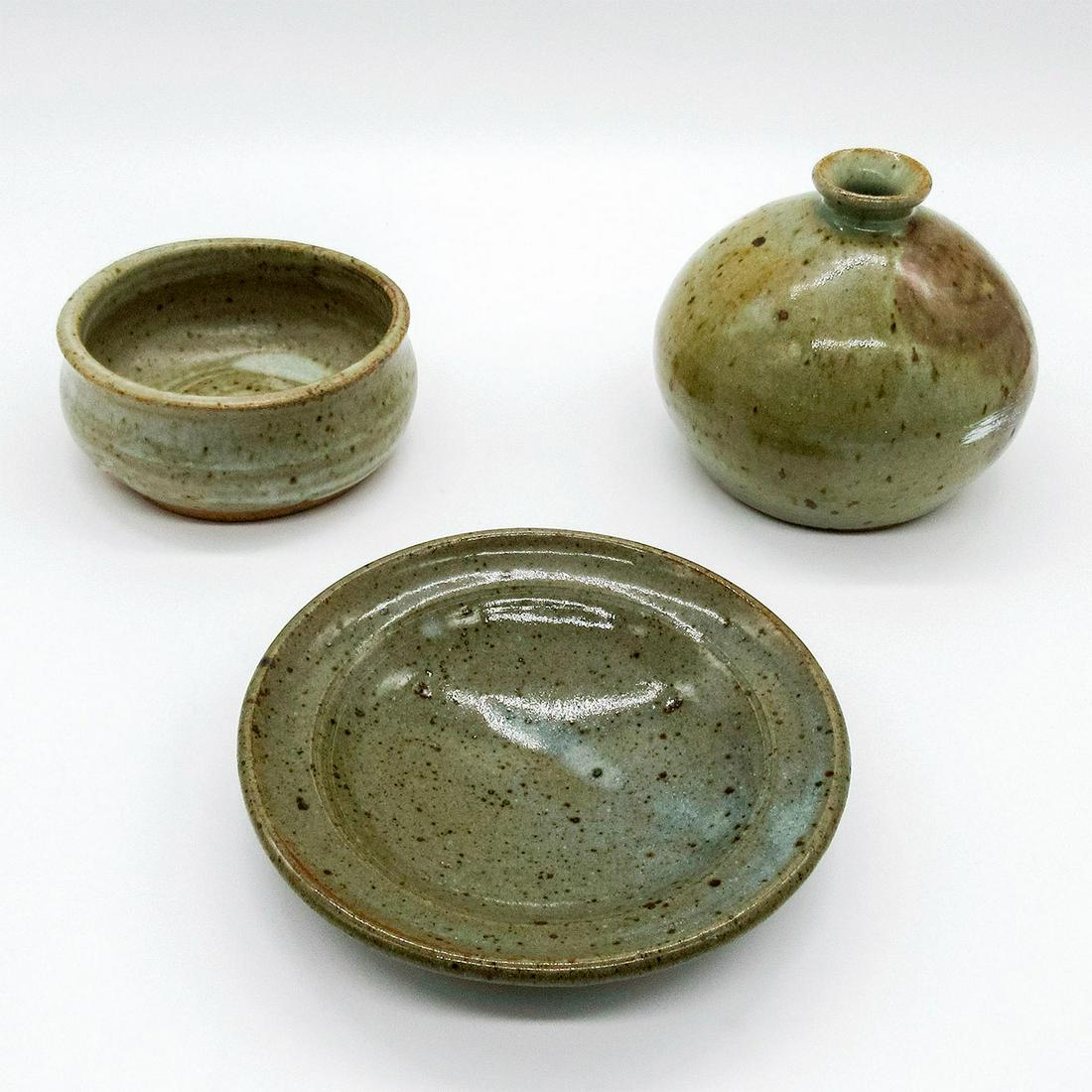 3pc Kravec Studios Pottery Tableware Set (1 of 3)