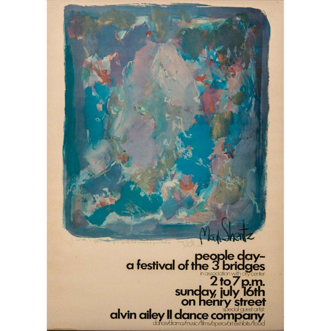 Max Shertz (American 1933-2009), Artist Signed Poster (1 of 6)