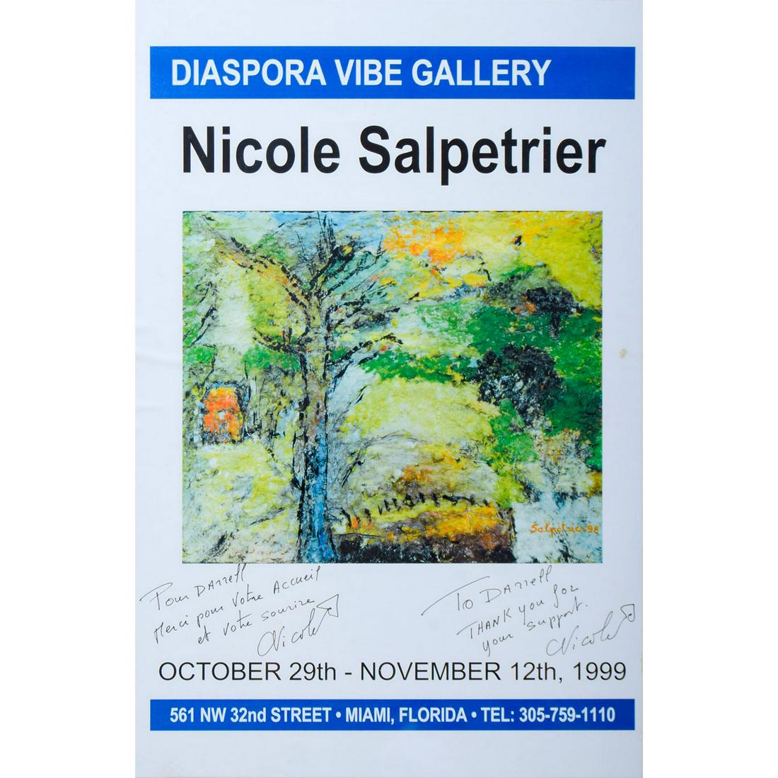 Nicole Salpetrier (French) Signed Advertising Poster, (1 of 3)