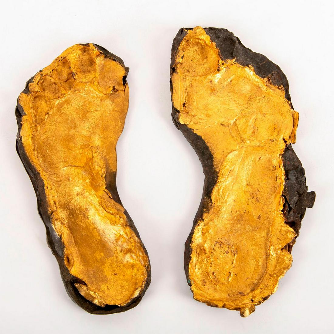 Pair of Contemporary Art Footprint Sculptures (1 of 5)
