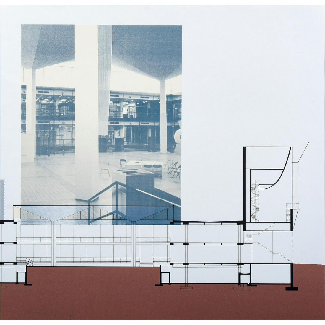 Steven Holl (American b. 1947) Signed, Silkscreen on (1 of 3)