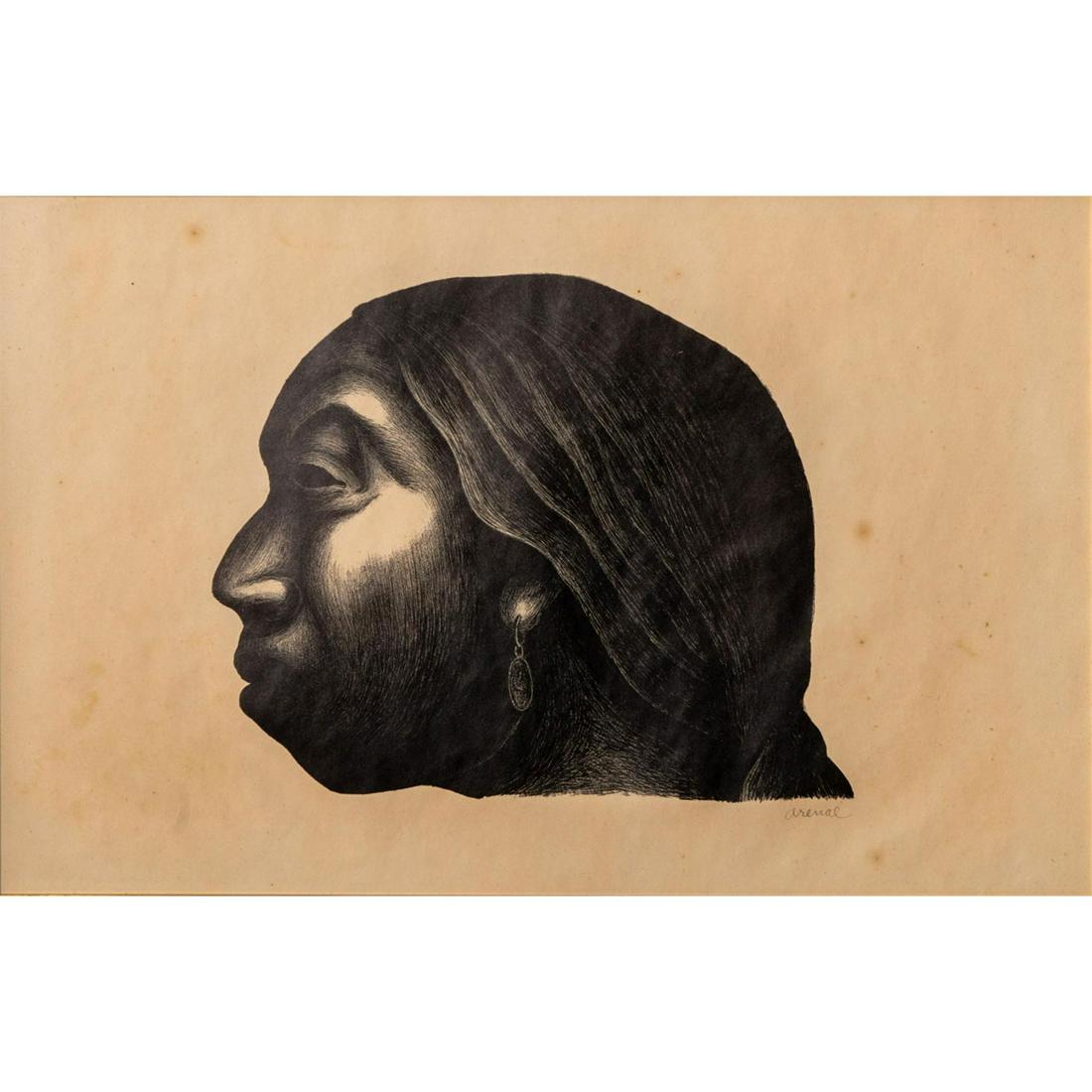 Luis Arenal (Mexican 1908-1985), Signed Lithograph, (1 of 5)