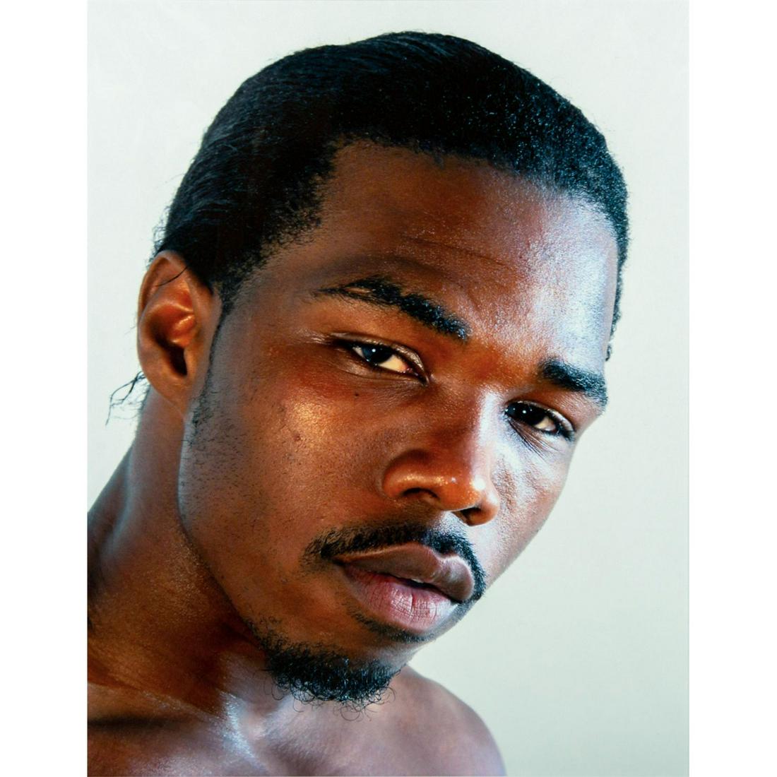 Tim O. Walker (American) Signed, Photograph, Shaheed: Archival Ultrachrome ink on paper with white matte. Portrait of a man with a serious expression. Signed lower right, pencil. Titled and numbered I of VI lower left, pencil. From the portfolio Look at 