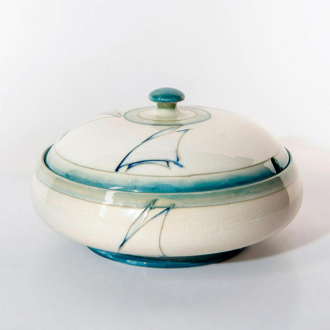 Rare Moorcroft Pottery Lidded Tureen, Yacht Design (1 of 6)
