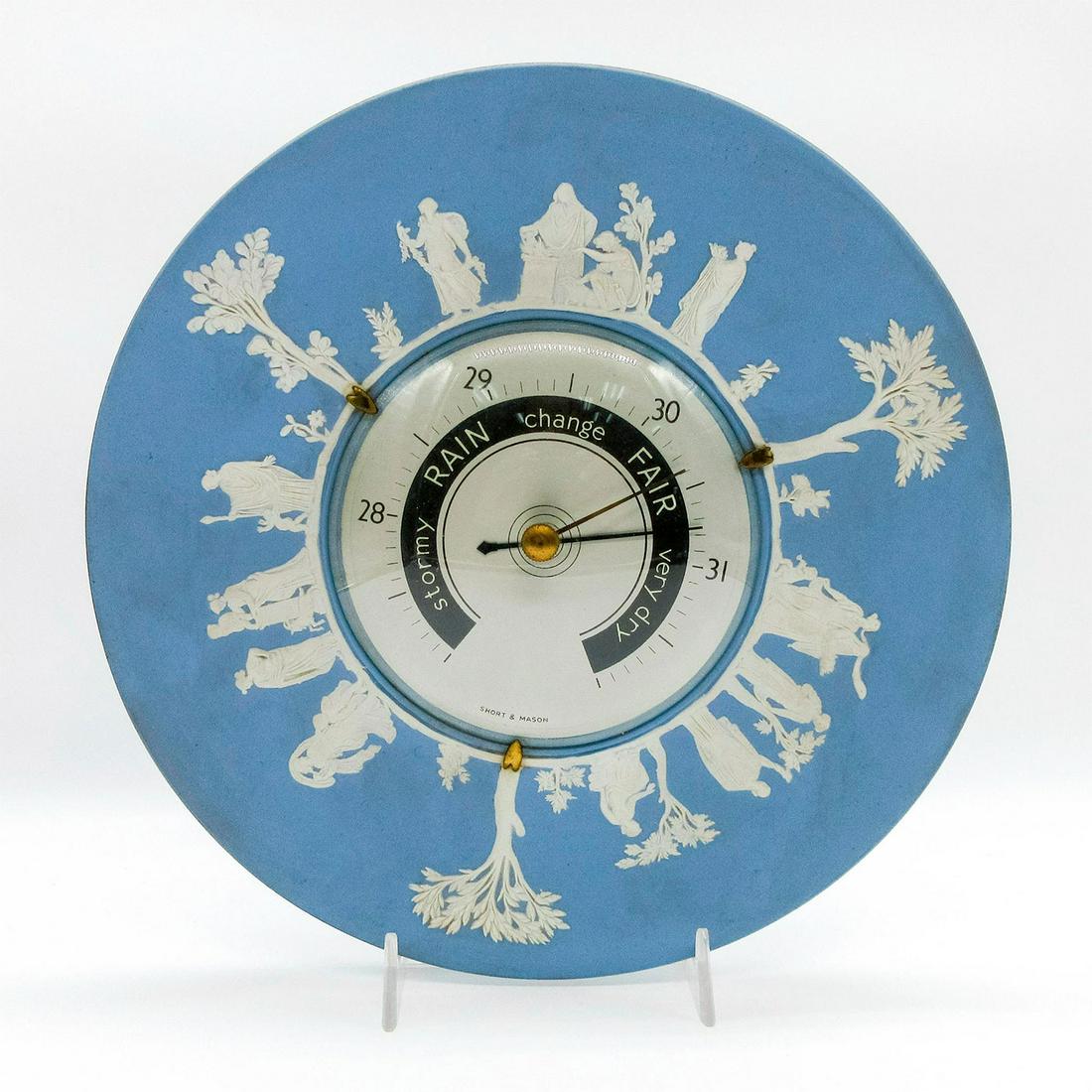 Wedgwood Blue Jasperware Barometer (1 of 3)