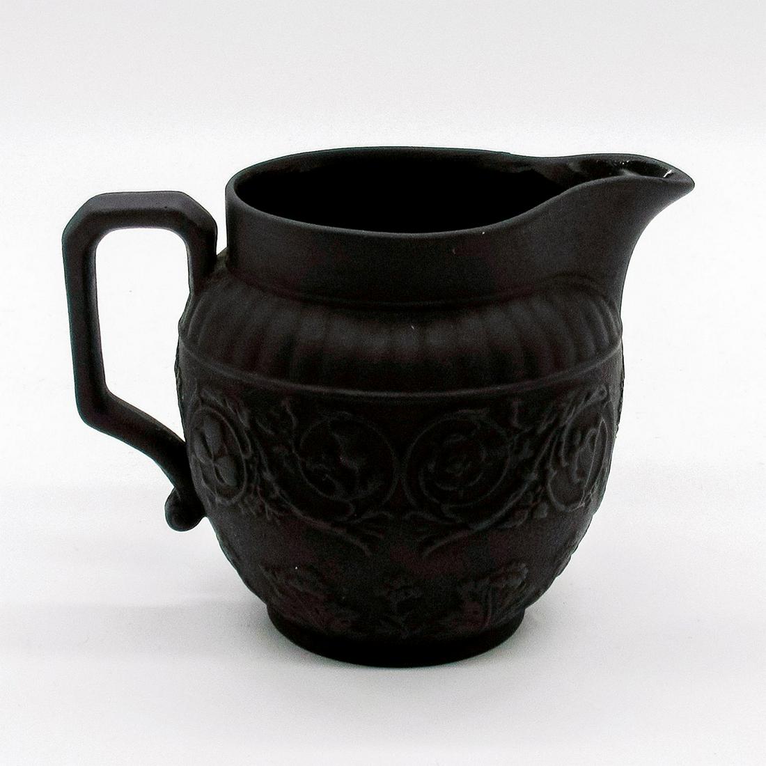 Wedgwood Black Basalt Jasperware Creamer Pitcher (1 of 6)
