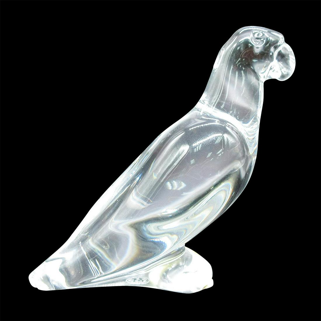 Vintage Baccarat Crystal Figurine, Parrot (1 of 5)