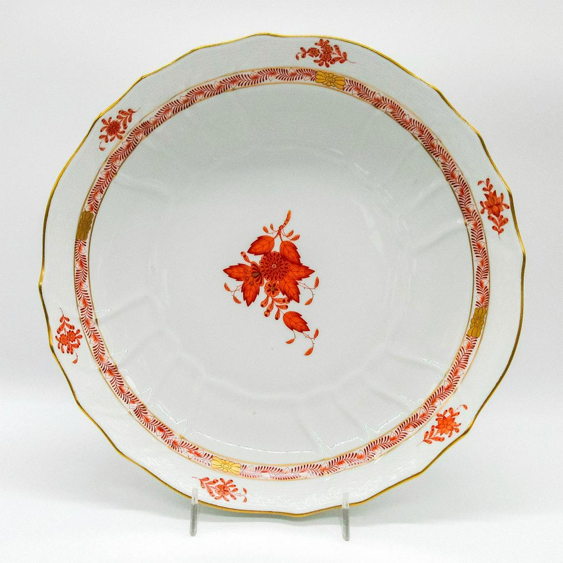 Vintage Herend Bouquet Rust Serving Bowl (1 of 3)