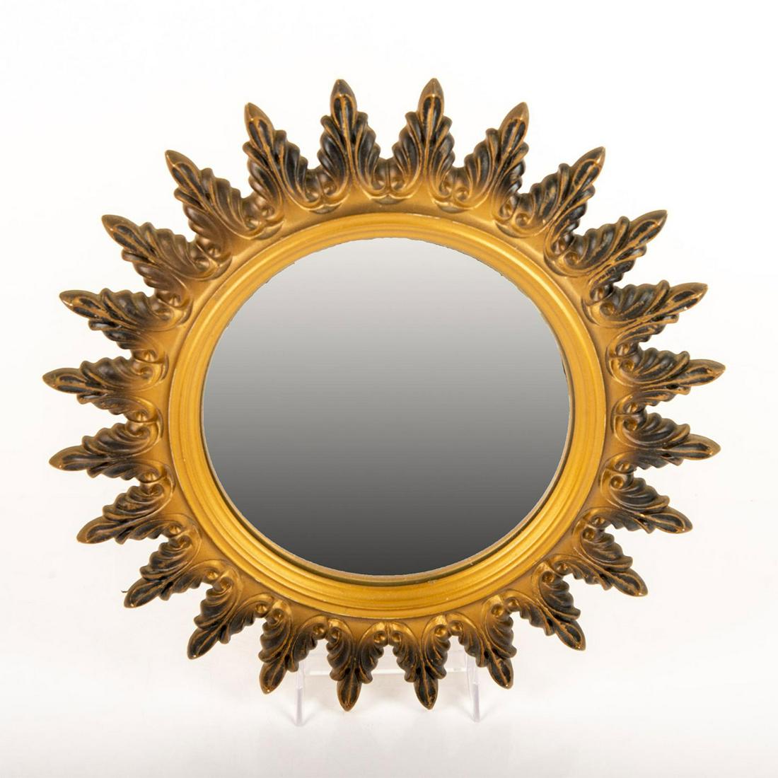 Round Sunburst Convex Accent Mirror (1 of 4)