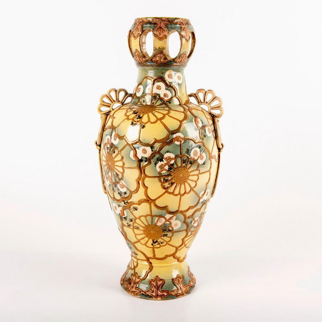 Large Vintage Japanese Earthenware Vase (1 of 8)