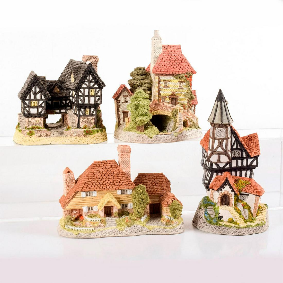 Set of 4 David Winter Handmade Cottages, Main (1 of 6)