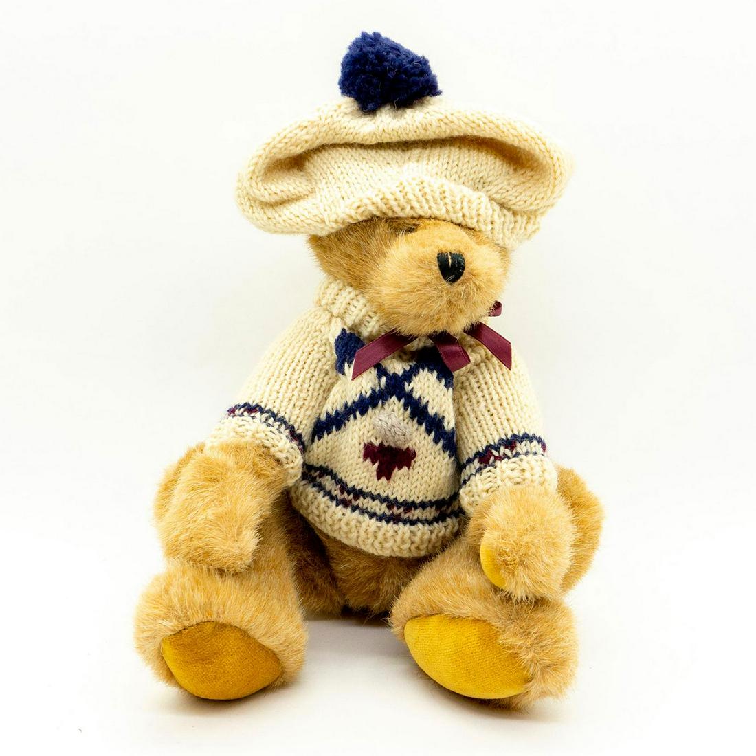 Boyds Bears, Teddy Bear with Beret Hat, Plush Doll (1 of 4)