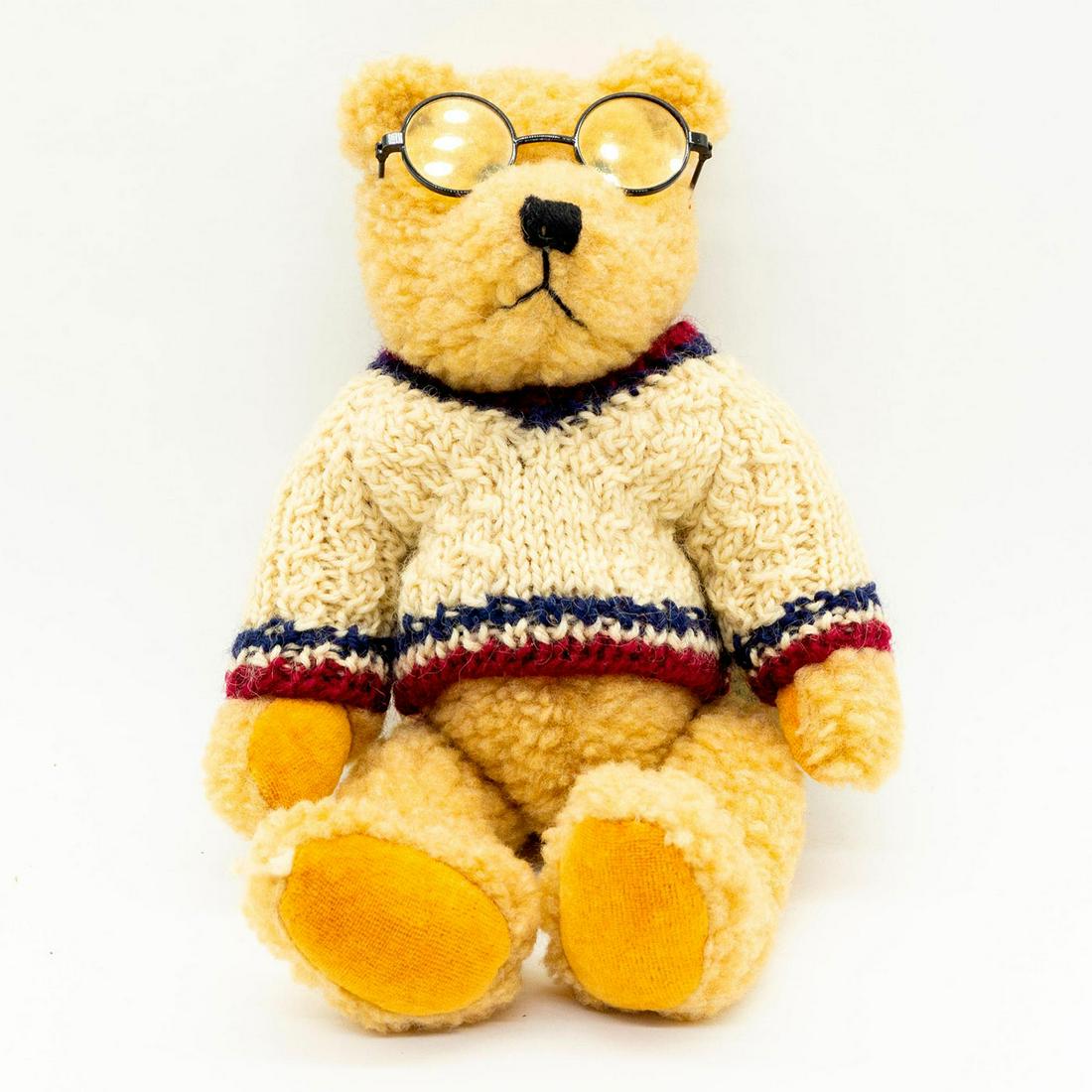 Boyds Bears, Teddy Bear with Eyeglasses, Plush Doll (1 of 3)